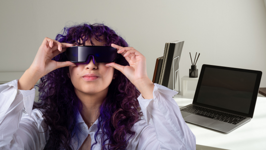 Using Sentinel XR Glasses while working