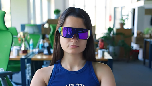 Esports player using Sentinel XR Gaming Glasses