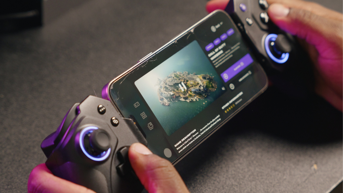 Hall effect joystick in Vagabond Mobile Gaming Controller