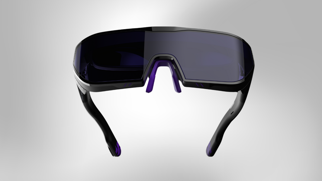 Sentinel XR Glasses in gray background