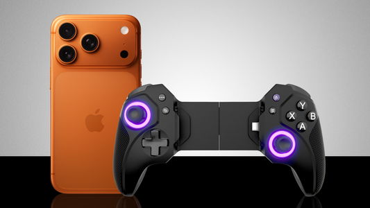 iPhone 17 with Vagabond Mobile Gaming Controller