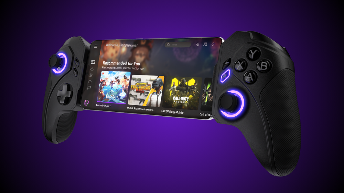 iPhone in ELO Vagabond Mobile Gaming Controller