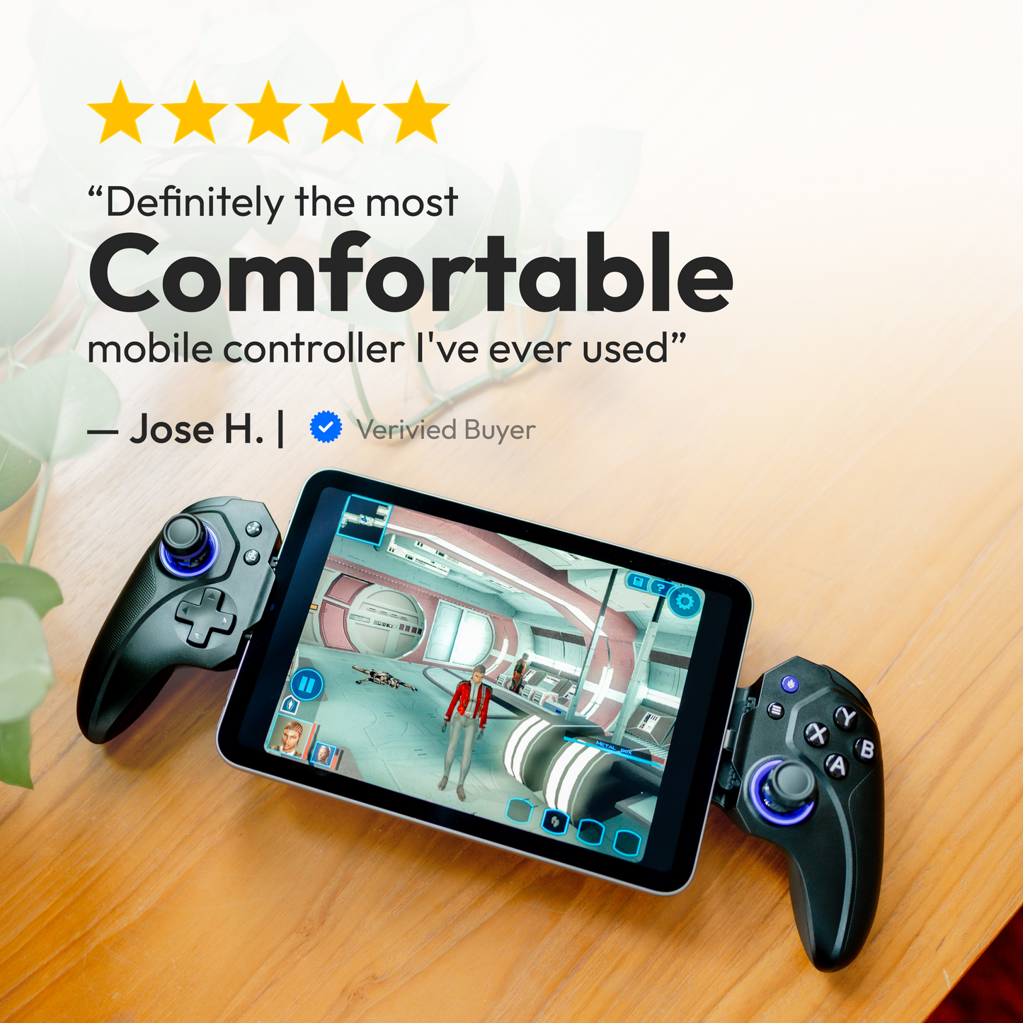 ELO Vagabond USB-C Gamepad for iPhone 15+, iPad Mini & Android | Hall Effect Joystick | Apple MFi Certified | Cloud Gaming & Remote Play