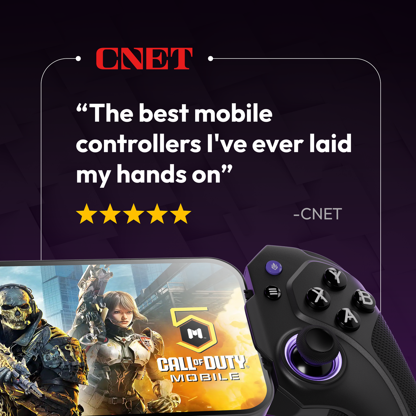 ELO Vagabond USB-C Gamepad for iPhone 15+, iPad Mini & Android | Hall Effect Joystick | Apple MFi Certified | Cloud Gaming & Remote Play