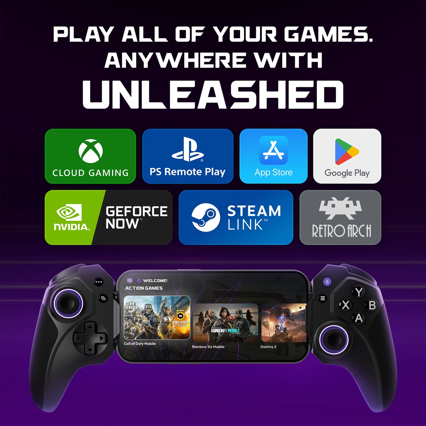 ELO Vagabond USB-C Gamepad for iPhone 15+, iPad Mini & Android | Hall Effect Joystick | Apple MFi Certified | Cloud Gaming & Remote Play