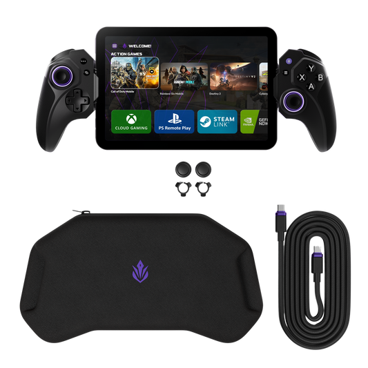 Elite Loadout: Mobile Gaming Controller Bundle for Android & iPhone 15 with Hall Effect Joysticks, Mechanical Buttons, USB-C Gamepad & Hardshell Travel Case
