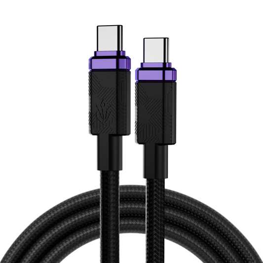 LINK USB-C gaming cable with 240W power delivery and 40Gbps data speed, 1 meter length for high-performance gaming setups.